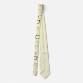 Retro Eyeglass Hipster Stropdas (Achterkant)