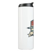 Retro F-4 Phantom Badge Thermosbeker (Gedraaid links)