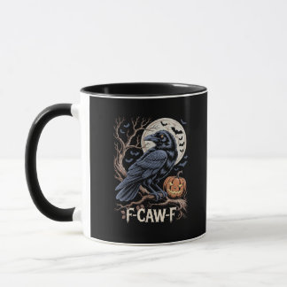Retro F-Caw-F Bird Crow Funny Crow Bird Cawing Gru Mok