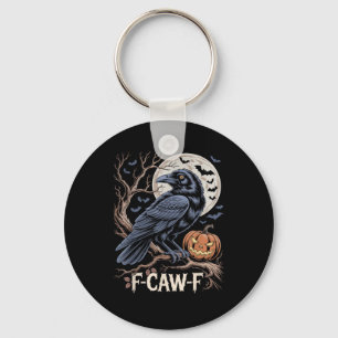 Retro F-Caw-F Vogel Kraai Grappige Kraai Vogel Kra Sleutelhanger