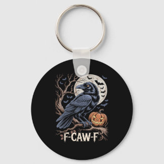 Retro F-Caw-F Vogel Kraai Grappige Kraai Vogel Kra Sleutelhanger
