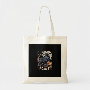 Retro F-Caw-F Vogel Kraai Grappige Kraai Vogel Kri Tote Bag