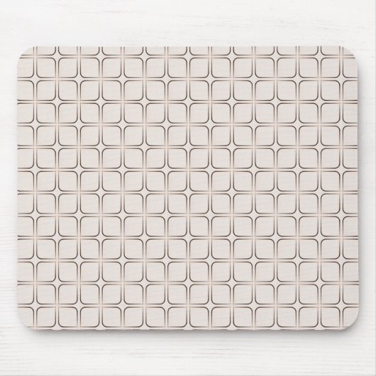Retro Fab Mousepad, Beige Muismat (Voorkant)