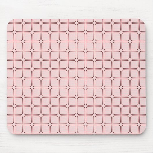 Retro Fab Mousepad, Roze Muismat (Voorkant)