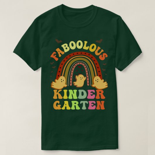 Retro FABOOLOUS KINDERGARTEN-TEACHERkostuum T-shirt (Design voorkant)
