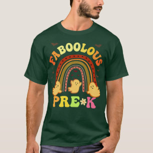 Retro FABOOLOUS PREK TEACHER Costuum Dit is mijn S T-shirt