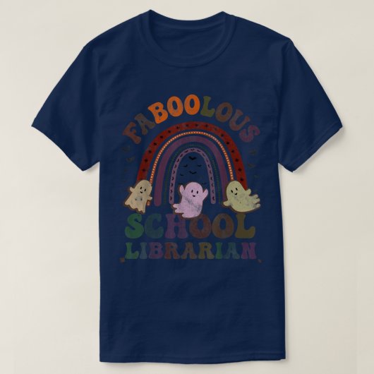 Retro Faboolous SCHOOL LIBRARIAN Costuum I is M T-shirt (Design voorkant)