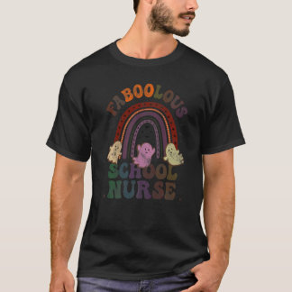 Retro FABOOLOUS SCHOOL VERPLEEGSTER Kostuum Dit Is T-shirt