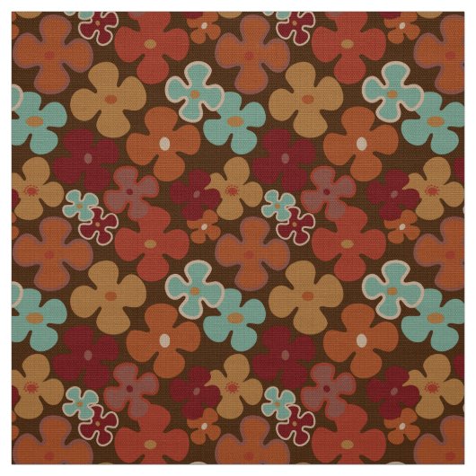 Retro Fabric-patroon Stof (Swatch)