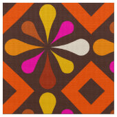 Retro Fabric-patroon Stof (Close Up)