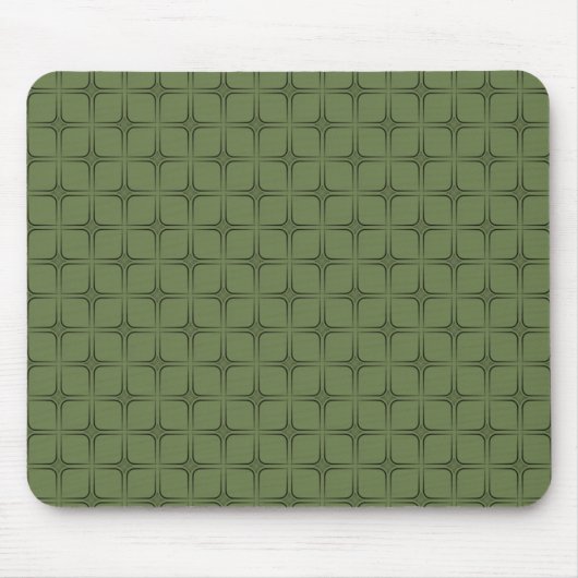 Retro Fabulous Mousepad, Clover Green Muismat (Voorkant)