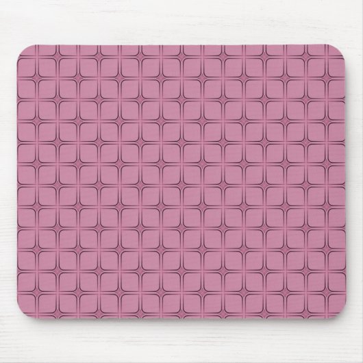 Retro Fabulous Mousepad, Mauve Muismat (Voorkant)