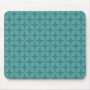 Retro Fabulous Mousepad, Turquoise Muismat