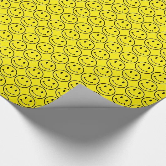 Retro Face Gift Wrap Cadeaupapier (Hoek)