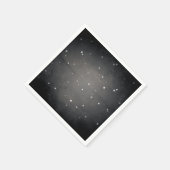 Retro  Faded Black en White Stars Party Servet (Hoek)