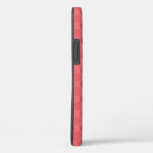 Retro faded rode cirkels patroon Hoesje-Mate iPhon Case-Mate iPhone Case (Achterkant / Rechts)