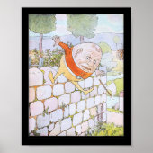Retro Fairy De Grote Herfst Humpty Dumpty 1 Poster (Voorkant)