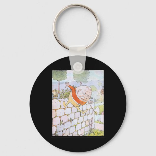 Retro Fairy De Grote Herfst Humpty Dumpty 1 Sleutelhanger (Voorkant)