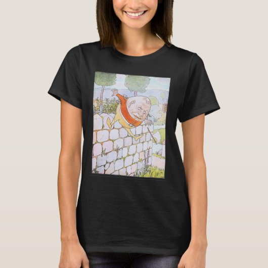 Retro Fairy De Grote Herfst Humpty Dumpty 1 T-shirt (Voorkant)