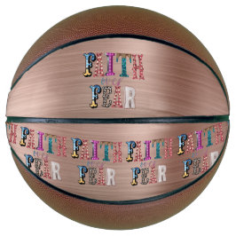 Retro Faith over angst Basketbal