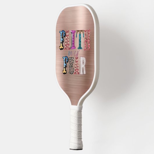 Retro Faith over angst Pickleball Paddle (Links)