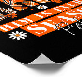 Retro Fall For Jesus He Never Leaves Autumn Christ Poster (Hoek)