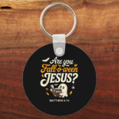 Retro Fall Religious Bible Matthew Are You Fall-o- Sleutelhanger (Voorkant)