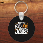 Retro Fall Religious Bible Matthew Are You Fall-o- Sleutelhanger (Voorkant)