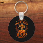 Retro Fall Religious Bible Matthew Are You Fall-o- Sleutelhanger (Voorkant)