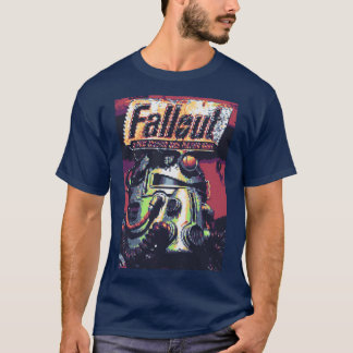 Retro Fallout Piel Cover girl T-shirt