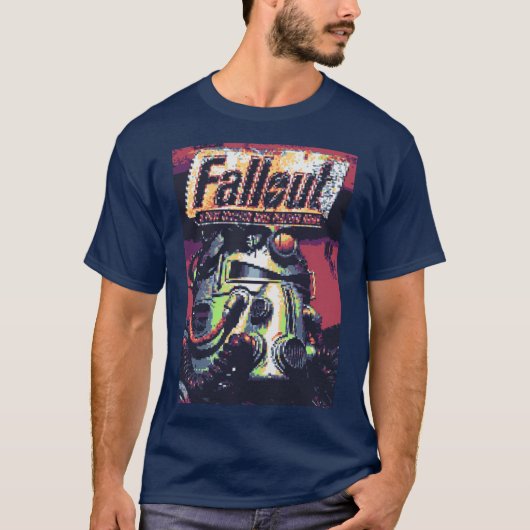 Retro Fallout Piel Cover girl T-shirt (Voorkant)