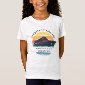 Retro Familie Cruise Matching Vakantie Aangepast T-shirt (Voorkant)