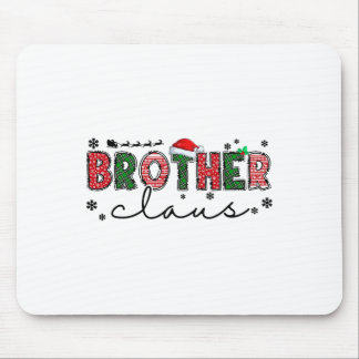 Retro Familie Kerstfeest Schattigee Broer Claus Xm Muismat
