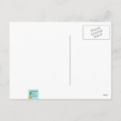 Retro Familie Trimmen van de Kerstboom Briefkaart (Achterkant)