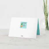 Retro Familie Trimmen van de Kerstboom Kaart (Achterkant)