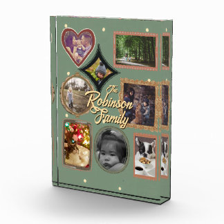 Retro Family 8 Photo Collage CUSTOM Fotoblokken