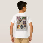 Retro Family 8 Photo Collage CUSTOM T-shirt (Achterkant volledig)