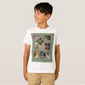 Retro Family 8 Photo Collage CUSTOM T-shirt (Voorkant volledig)