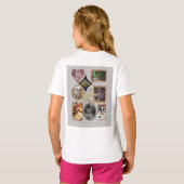 Retro Family 8 Photo Collage CUSTOM T-shirt (Achterkant volledig)