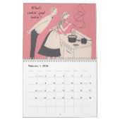 Retro Family Agenda Kalender (Feb 2026)