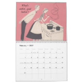 Retro Family Agenda Kalender (Feb 2027)