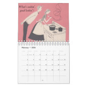 Retro Family Calendar met ondertitels Kalender (Feb 2026)