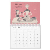 Retro Family Calendar met ondertitels Kalender (Jan 2026)