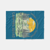 Retro Family Camng Crew Est 2025 Camper Camp Camng Fleece Deken (Voorkant (Horizontaal))