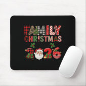 Retro Family Christmas Crew 2026 Squad Family Matc Muismat (Met muis)