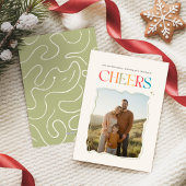 Retro Family Photo Portrait Christmas  Feestdagenkaart