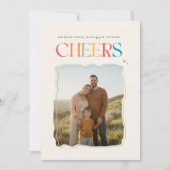 Retro Family Photo Portrait Christmas  Feestdagenkaart (Voorkant)