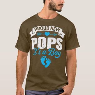 Retro Family Proud New Poppen Het is een Jongen Ge T-shirt