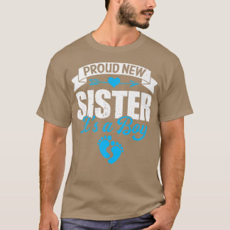 Retro Family Proud New Sister... Het is een jongen T-shirt