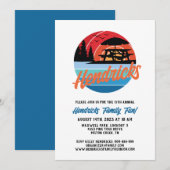 Retro Family Reunion Kaart (Voorkant / Achterkant)